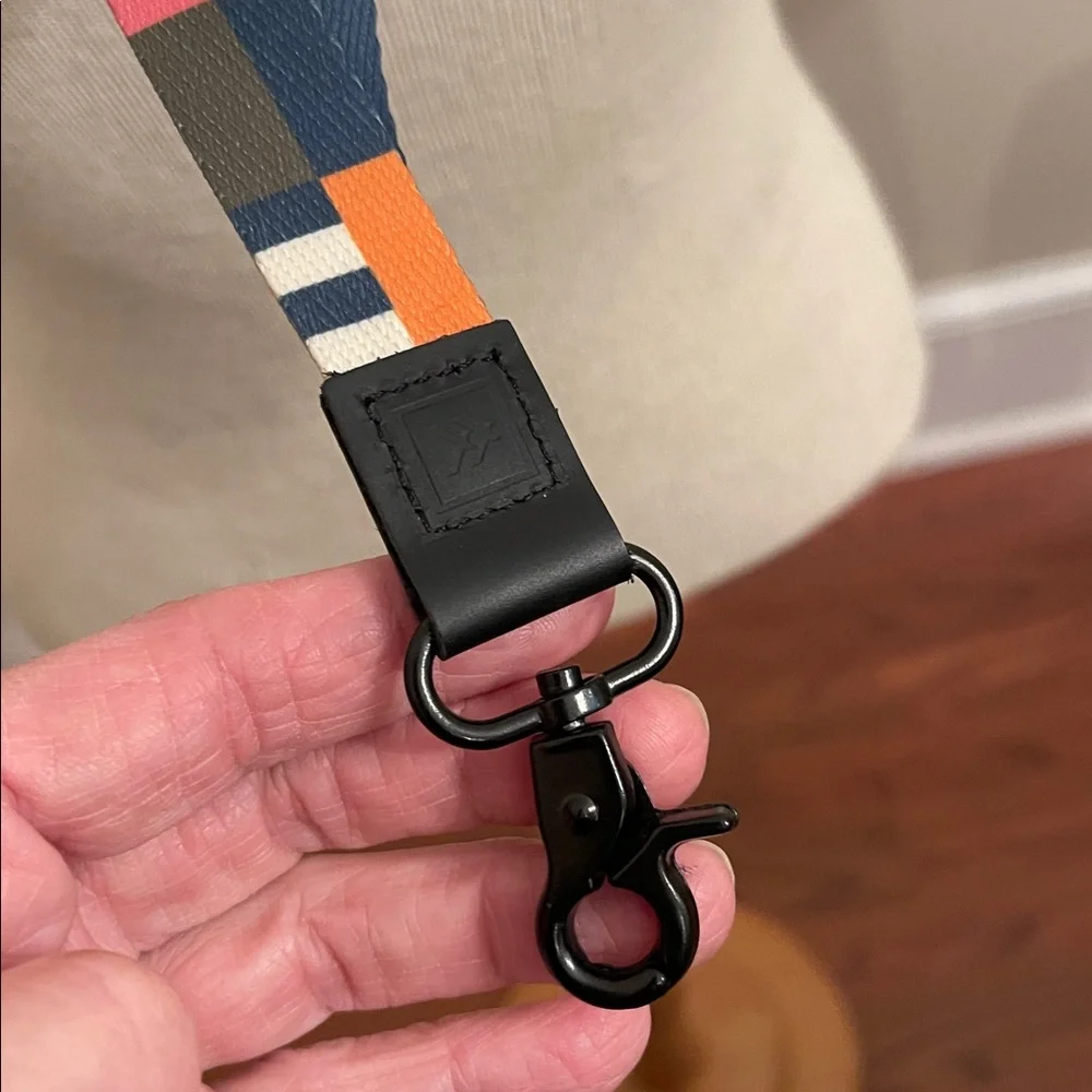 THREAD NECK LANYARD BRIGHTON Colorful Striped Lanyard